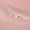 Orecchini cartone animato Cast CAT CLAW Clip Orecchini per donne Girl Sweet Simple Silver Color Animal Stalls Animal