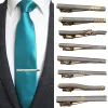 Clips Luxury Design Metal Tie Clip Clip Men de mariage Classe de cravate Clip Clip Gentleman Ties Bar Crystal Tie Pin pour hommes Accessoires Bijoux