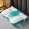 Massager 3D Cervical Orthopedic Neck Pillow Help slaap en bescherm het kussenhals sojabonenvezel spa -massagekussen voor slapen