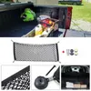 Car Organizer PCVBMLAUT Back Rear Net Seat Elastic String Magic Sticker Universal Storage Pocket Bag Auto Trunk