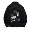 NASA Co -märkesvaror för män och kvinnor, 2022 Spring och Autumn New Trendy Brand Casual Lapel Fashionable High Street Par Jackets JKL