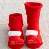 Wärmer Lawadka Neugeborene Baby Jungen Mädchen Socken Anti -Slip Winter Dicke warme Kleinkind Kleinkinder Weihnachten Neujahrskurzdelche Kinder Socken Socken