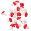 Decorative Flowers 20 Pcs Po Prop Small Mushroom Kids Accessories Toys Decorate Fake Mushrooms Foam Poing Child