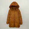 Oftbuy 2024 Femmes d'hiver 90% de la veste de canard blanc à capuche à capuchon en vrac manteau bouffeur automne