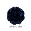 Brooches Silk Flower Brooch Handmade Fabric Floral Breastpin For Women Elegant Lapel Pin