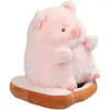 Pluszowe lalki kawaii anime lulu pig chleb pluszowa zabawka kreatywna nadziewane zwierzęta piggy toast lalka