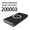 Accessori Spedizione gratuita Nuovo PowerBank a caricamento wireless portatile 200000Mahled display esterno Batteripack ForHTC PowerBank iPhone