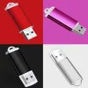 Drives 10 pièces Drives Flash USB personnalisées gratuites 4 Go 8 Go 16 Go de stylo 32 Go 64 Go Sticks USB Pendrive 128 Mo 256 Mo 512 Mo Gift Memory Sticks