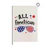 Banner Flags America 4th of Jy Garden Flag Double side patriotique Burlap Burlap Independence Jour de la fête extérieure Décoration Drop Dev Dh6rg