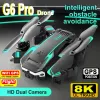 Drones g6pro drone 8k 5g GPS Profissional HD Photografia Aerial Qualcamera Omnidirecional Evitar