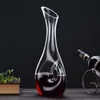 Forme d'escargot en verre cristal-sans à la main Forme de raisin de raisin de raisin de vigne décoratif Aerator Carafe Bar Drinkware Dispositif 240419