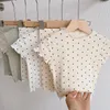 Roupas conjuntos de roupas de verão para casa de pmi-pjama impressão de flores de flor de roupas de dormir