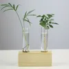 Vaser Stand Glass Weddings Party Tabletop Plants Vase Flower Pot Test Tube Plant Home Garden Decoration