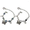 Braccialetti di fascino Accessori braccialetti eleganti con farfalle cave uniche e pendente stellare T8DE