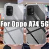 Mobiltelefonfodral Clear Phone Case för Oppo A74 5G TPU Transparent Case för Oppo A 74 för Oppoa74 6.5 CPH2197 SUCKSUST ANTI-RCRATCH COVERS 240423