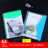 A4 Expandable Binder Bag Is Suitable for 2/3/4 Circular Binder Belt Buckle Label Bag Envelope Folder File Bag Storage Supplies 240416