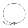 Largeur perlé 1 mm / 2,4 mm en acier inoxydable or / argent couleur serpent bracelet de chaîne minuscule 3cm femmes hommes bijoux de mode cadeau 240423