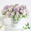 Dekoracyjne kwiaty Piękne sztuczne jedwabne sztuczne wesele Flor Mothers Day Walentynki bukietowy wystrój ślubny jako prezent