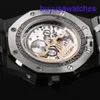 AP Calendar Wrist Watch Royal Oak Series 26579ce Black Ceramic Automatic Machinery Mens 41mm Black Ceramic Watch