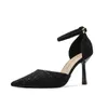 Chaussures habillées petites taille 31-39 femmes à talons hauts creux