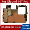 Moderbrädor Original Mainboard MB för Xiaomi 10T Lite/Xiaomi Mi 10T Pro K30s Motherboard PCB -modul med Chips Circuits Global MIUI -system