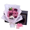Fleurs couronnes savon décoratif bouquet rose cadeau préservé éternel rouge violet bleu box de Noël mariage la maison de la Saint-Valentin Drop de dh6w5