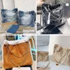 Sac en denim 22 Designer Grand Shopping fourre-tout