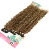 Weave Bol Curly Hair Bundles 20 24 28 cal długie syntetyczne włosy Włosy Fałszne włosy dla kobiet odpornych na fala wodną 9pcs Pełna głowa