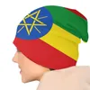 Bérets National Flag Ethiopia Ethiopian mini jupe hommes femmes Bons de ski cyclisme Capre de ski Double couche