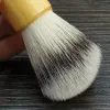 Brush dscosmetic mini Synthetic hair Shaving Brush bamboo handle for men travel Portable beard Brushes Shave Barber tools