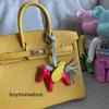 Women Designer Epsom Leather Handbag 7A Genuine Leather wax 25cm amber yellow silver8S6T