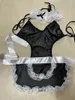 Reggiseni set sexy cosplay in pizzo lolita uniforme maid lingerie women biancheria erotica biancheria porno abito porno babydoll halloween gioca costumi