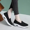 Scarpe casual tuinanle donne piattaforma mesh slittamento traspirato su una donna sola spessa più dimensioni non sneaker bianche non slip zapatos de mujer