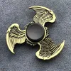 Decompression Toy Fidget Finger Spinner Antique Brass Color Alloy Metal Hand Spinner Stress Relief Decompression Toy For Kids Adults Funny GiftsL2404