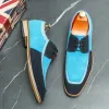 2024 Nieuwe elegante schoenen man comfortabel suede leer formele kleding schoenen voor mannen casual platte schoenen big size 48 sapatos masculinos