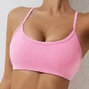 BRAS Cross Trening Top Backless Gym Tank Top Seksowna piękno Back Bra Bra dla kobiet joga