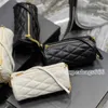 Sade Mini Tube Torba w pikowanej jagnięcą luksusowe designerskie torebki torebki crossbody torba cylindryczna torebka torebka damskie wieczorne projektant Composite Lady ramię