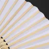 50/30 pne spersonalizowane Baby Shower Składany papierowy wentylator Portable Party Wedding Supplies Hand Fan Dekoracja Dekoracja Weselna Fani 240419