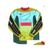 Abbigliamento motociclistico in discesa a maniche lunghe per maglia motocross poliestere t-shirt rapido lo stesso stile è la consegna a goccia personalizzata Au dhjpn