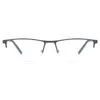 Men Half Rim Spectacles Metal Rectangular Prescription Prescription Clats For Myopia Lire des lentilles multifocales 240415