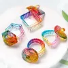 Liquids 1PC Crystal Glass Shape Nail Cup Acrylic Powder Liquid Colorful Crystal Glass Dish Bowl Holder Container Equipment Nail Tool