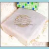 Gardenwrap Event Party Gift Fest Supplies Home Gardenwholesale 100st/Lot Pringing Handmade Soap Wrap Wax Tissue Paper Gif Dhsnx