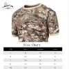 Couches de chemise de combat tactique pour hommes, chemise militaire en coton, tshirt de combat de camouflage, chemise tactique, vêtements de l'armée américaine, camouflage