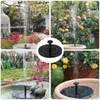 Dekoracje ogrodowe Fountain Light Solar Butar Bath z LED łatwa instalacja automatyczna/wyłączona funkcja