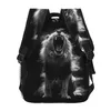 Backpack Lion White Powder Leisure Backpacks Youth Hiking Pattern School Bags Design Rucksack