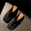 Pantofole lussuosa tabi sandalias de mujer veno 2024 cuoio primaverile sandali di punta divisa per donne per donne