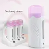 Epilator 3pcs/2pcs/1pc Epilator Machine Set Portable Electric Wax Hair Removal Tool Depilatory Heater Rapid Hair Removal Retarded Growth d240424