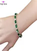 Luxury 925 Silver Emerald Gem Moissanite Diamond 1820cm Armband för kvinnor Bangle Charm Fine Jewelys Whole7890274