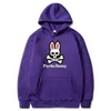 Original Designer Women's-Death Skull Bunny Print Sweatshirt 2024 Fashion Casual Loose Punk Tide