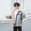 Jackets Boy Winter Fleece Thickness Kids Coats Children Outerwear Autumn 9BBT021